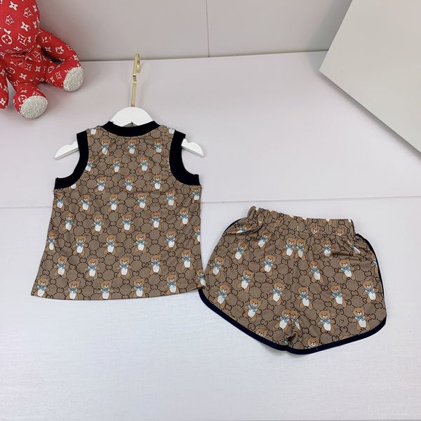 designer kids sleeveless vest+ shorts tie dyeing sets childrens suit brand girls clothing cotton size 110-160 classic graffiti bear letter p, White
designer kids sleeveless vest+ shorts tie dyeing sets childrens suit brand girls clothing cotton size 110-160 classic graffiti bear letter p, White