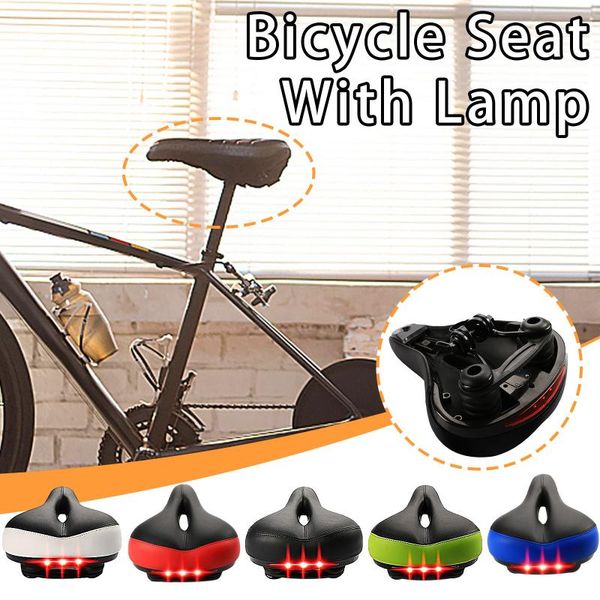 bike saddles bicycle saddle for big bum rail hollow breathable mountain road seat wide cushion with tail light accessories
bike saddles bicycle saddle for big bum rail hollow breathable mountain road seat wide cushion with tail light accessories