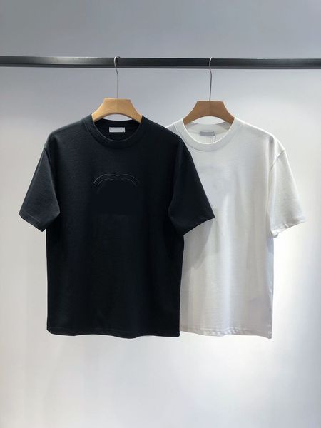 design clothing embroidered double large dark label couple simple short solid color t-shirt cotton high-end base korean half sleeve, White
design clothing embroidered double large dark label couple simple short solid color t-shirt cotton high-end base korean half sleeve, White