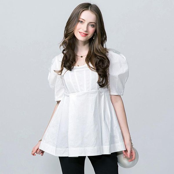 women's blouses & shirts runway brand autumn short sleeves female bustier corset blouse back zipper up spring 10150116, White
women's blouses & shirts runway brand autumn short sleeves female bustier corset blouse back zipper up spring 10150116, White