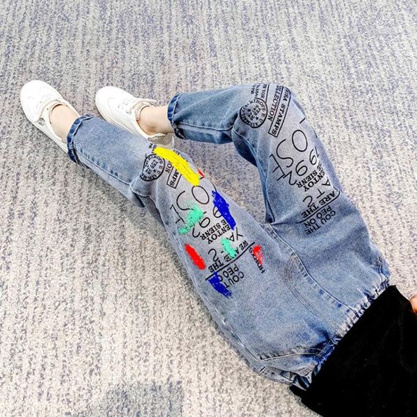 jeans baby girl spring children loose denim trousers letter print pants legs 2021 teenage clothes overalls for big kids, Blue
jeans baby girl spring children loose denim trousers letter print pants legs 2021 teenage clothes overalls for big kids, Blue