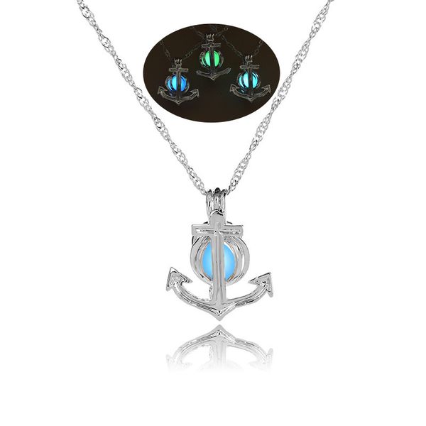accessories creative products fashion personality diy anchor multicolor luminous operation bead necklace jewelry, Silver
accessories creative products fashion personality diy anchor multicolor luminous operation bead necklace jewelry, Silver