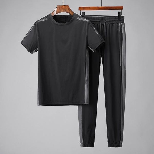 men's tracksuits summer mens sets (t-shirt+pants) luxury round collar short sleeve thin man tracksuit plus size 5xl slim sport male, Gray
men's tracksuits summer mens sets (t-shirt+pants) luxury round collar short sleeve thin man tracksuit plus size 5xl slim sport male, Gray
