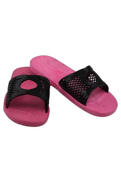 eva women 's slippers 1831 | black pink