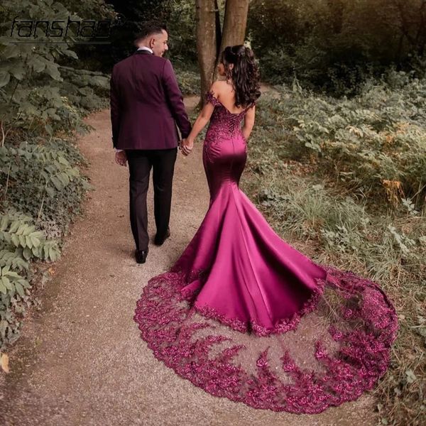 fanshao burgundy evening dresses mermaid off the shoulder appliques beading formal prom gowns robe de soiree happiness, Black;red
fanshao burgundy evening dresses mermaid off the shoulder appliques beading formal prom gowns robe de soiree happiness, Black;red