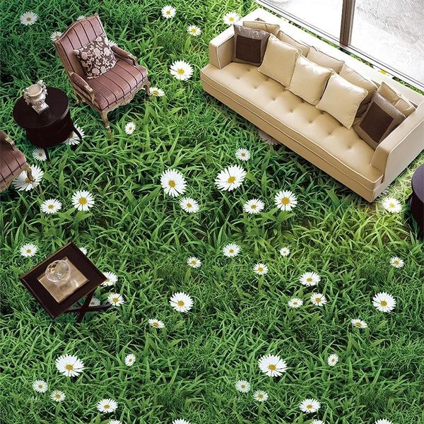 custom floor mural pastoral plant flowers green grass 3d tiles self-adhesive wallpaper bathroom living room decor waterproof wallpapers
custom floor mural pastoral plant flowers green grass 3d tiles self-adhesive wallpaper bathroom living room decor waterproof wallpapers