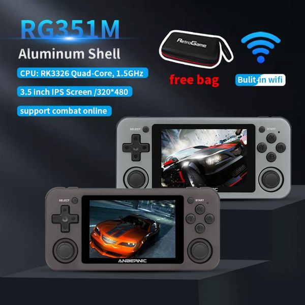 - retro rg351m game console, 64 bit video player, metal shell, wifi support, combat online portable players
- retro rg351m game console, 64 bit video player, metal shell, wifi support, combat online portable players