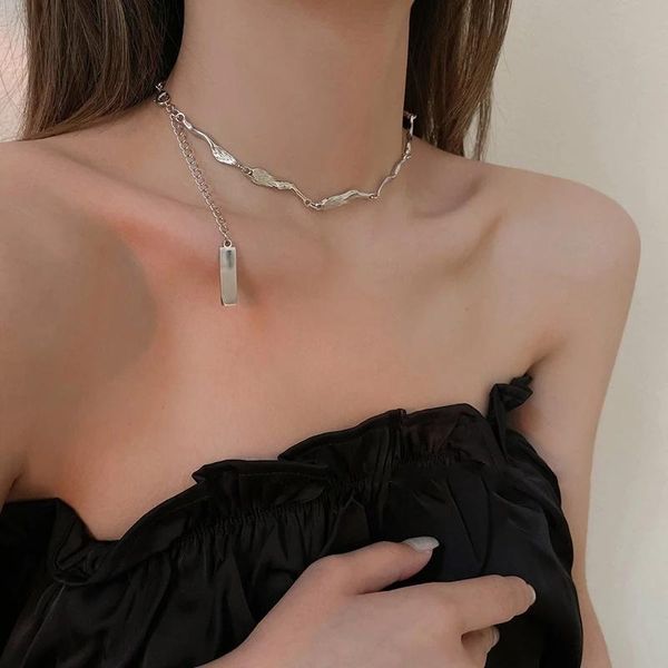 chokers fashion geometric irregular metal necklace female sweet cool girl silver color clavicle simple water wave alloy neck jewelry, Golden;silver
chokers fashion geometric irregular metal necklace female sweet cool girl silver color clavicle simple water wave alloy neck jewelry, Golden;silver