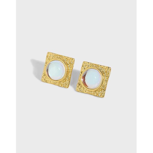 stud shanice 100% 925 sterling silver earrings ins niche design minimalist wild geometric micro-inlaid moonstone birthday gift, Golden;silver
stud shanice 100% 925 sterling silver earrings ins niche design minimalist wild geometric micro-inlaid moonstone birthday gift, Golden;silver