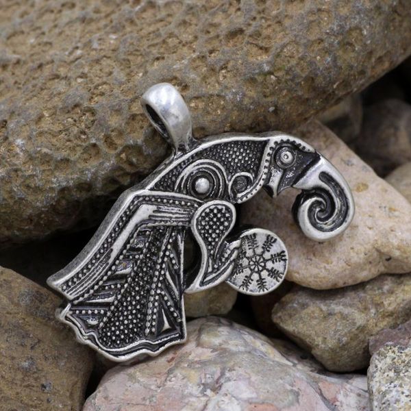 viking retro raven of odin hugin jewelry scandinavian solid pendant punk necklace handmade necklaces, Silver
viking retro raven of odin hugin jewelry scandinavian solid pendant punk necklace handmade necklaces, Silver