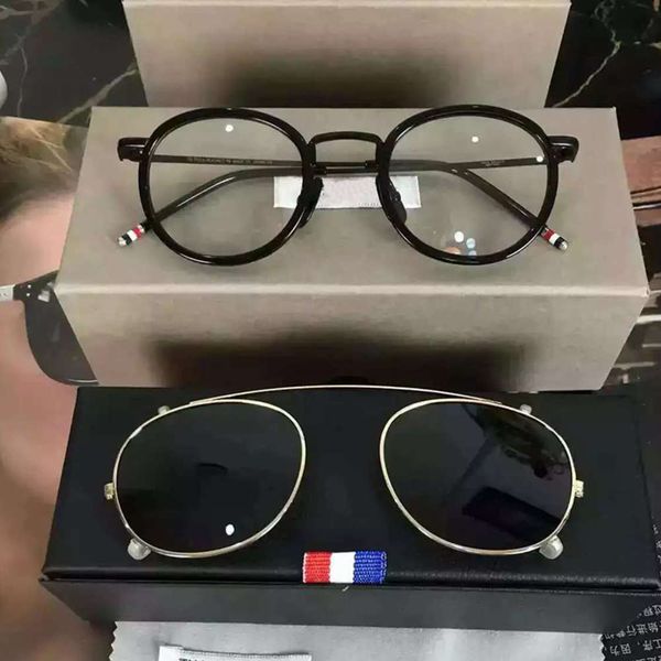 2021 fashion sunglasses round clip on polarized lens women thommen brand tb710 design vintage oculos the sun, Black
2021 fashion sunglasses round clip on polarized lens women thommen brand tb710 design vintage oculos the sun, Black