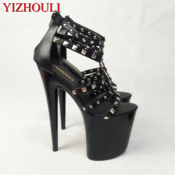 the pu sequins decorate shoes, 20cm high stilettos, waterproof stand and bright fashion sandals, Black
the pu sequins decorate shoes, 20cm high stilettos, waterproof stand and bright fashion sandals, Black