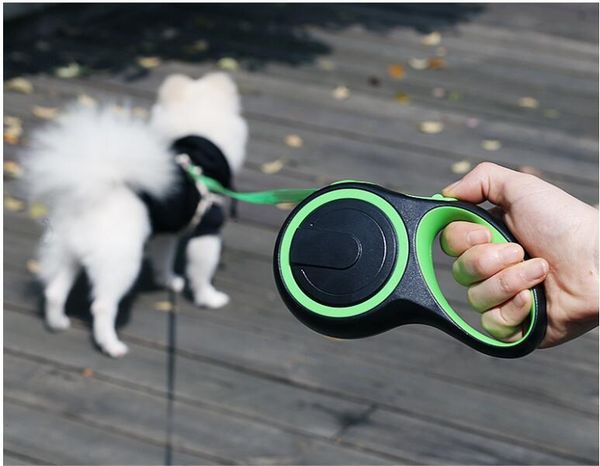 3/5m durable dog leash automatic retractable nylon cat lead extending puppy walking running roulette for dogs collars & leashes
3/5m durable dog leash automatic retractable nylon cat lead extending puppy walking running roulette for dogs collars & leashes