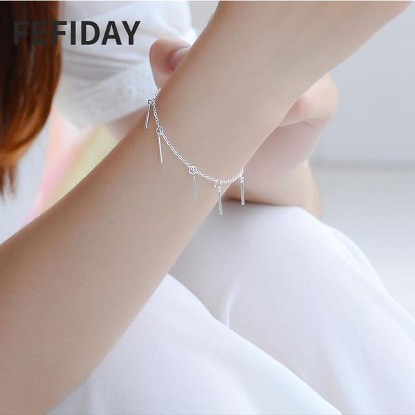 link, chain fefiday trendy female metal bar woman adjustable luxury custom women bracelet wholesale ladies bracelets for, Black
link, chain fefiday trendy female metal bar woman adjustable luxury custom women bracelet wholesale ladies bracelets for, Black