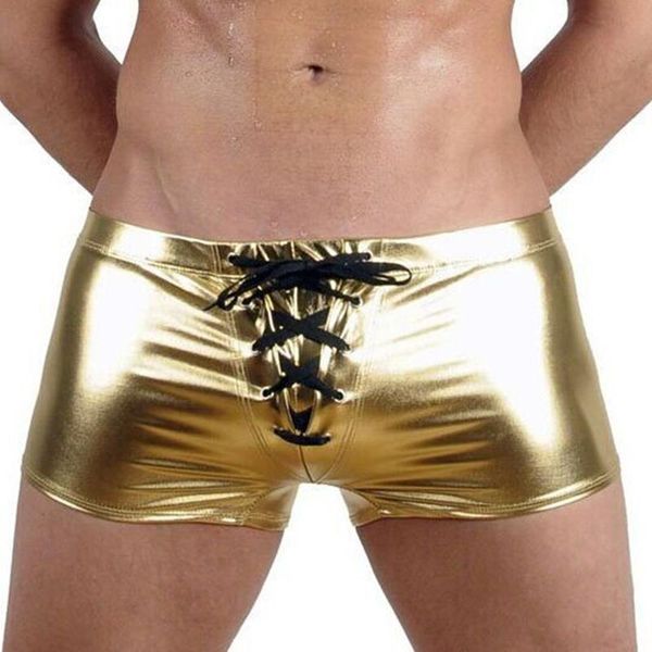 underpants -3xl 4colors lace up wet look leather men shorts comfortable breathable boxer club lingerie underwear, Black;white
underpants -3xl 4colors lace up wet look leather men shorts comfortable breathable boxer club lingerie underwear, Black;white