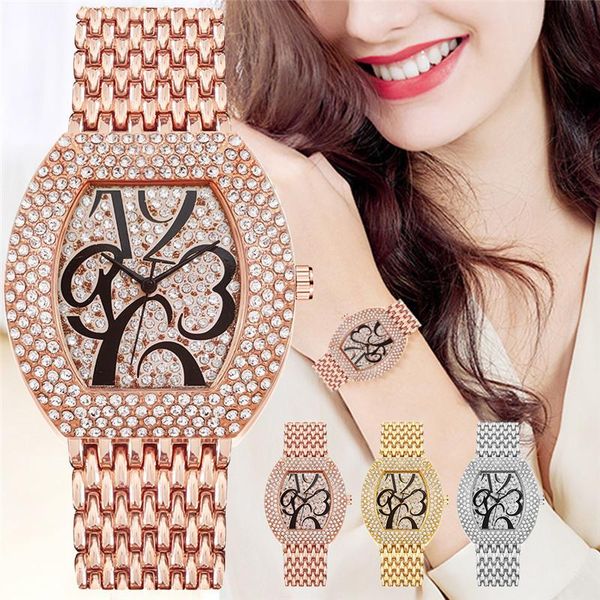 wristwatches luxury tonneau bracelet women's watch full rhinestone fashion female arabic numbers quartz clock relogio feminino, Slivery;brown
wristwatches luxury tonneau bracelet women's watch full rhinestone fashion female arabic numbers quartz clock relogio feminino, Slivery;brown