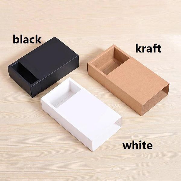 gift wrap 10pcs kraft paper drawer box wedding party brown/ white/black packaging for jewelry/chocolate/candy
gift wrap 10pcs kraft paper drawer box wedding party brown/ white/black packaging for jewelry/chocolate/candy