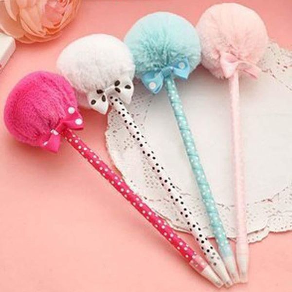 ballpoint pen school stationery office supplies kawaii balls plush bowknot creative lovely girl gift student prizes 4 pcs / pack pens, Blue;orange
ballpoint pen school stationery office supplies kawaii balls plush bowknot creative lovely girl gift student prizes 4 pcs / pack pens, Blue;orange