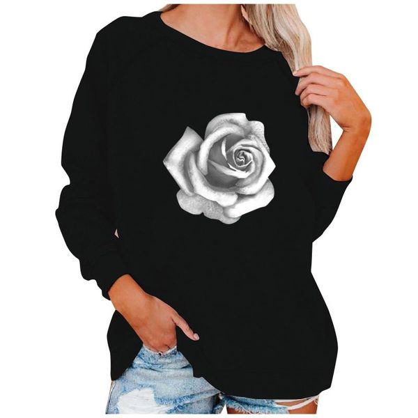 women's hoodies & sweatshirts autumn casual comfortable ladies sweater women flowers printing loose pullovers fashion o-neck plus size, Black
women's hoodies & sweatshirts autumn casual comfortable ladies sweater women flowers printing loose pullovers fashion o-neck plus size, Black