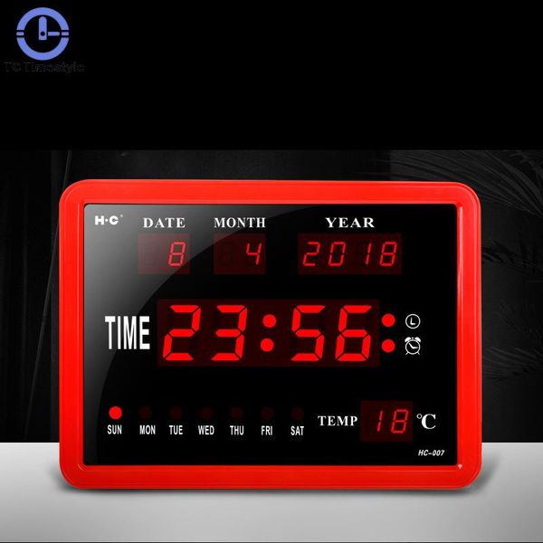digital wall clock large screen display temperature date hanging watch home decor electronic deskalarm clocks
digital wall clock large screen display temperature date hanging watch home decor electronic deskalarm clocks