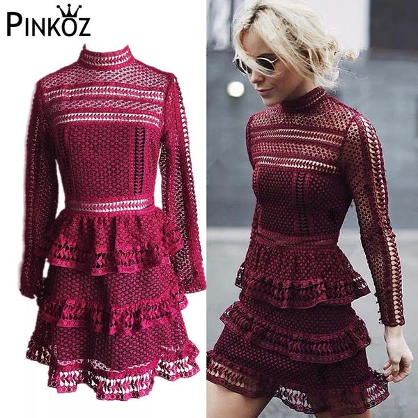 vintage runway celebrity style spring autumn women dress fashion hollow out lace casual office lady mini 210421, White
vintage runway celebrity style spring autumn women dress fashion hollow out lace casual office lady mini 210421, White