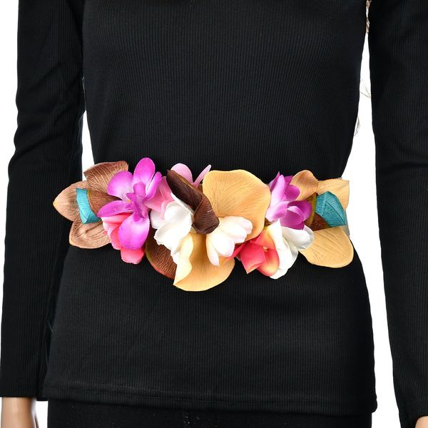 sweet elegant women pink flower belt elastic waist chain wedding buckle waistband boho floral belt accessories dw10, Silver
sweet elegant women pink flower belt elastic waist chain wedding buckle waistband boho floral belt accessories dw10, Silver
