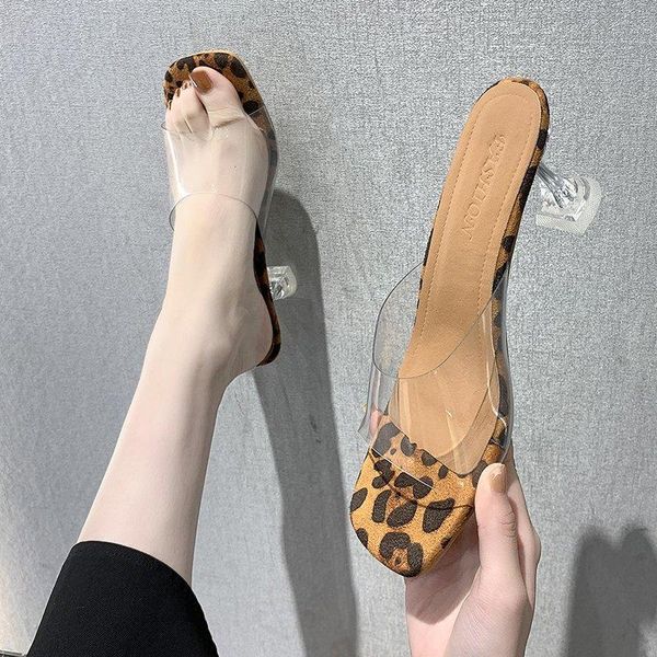summer leopard print high heels slippers women open toe transparent sandals perspex shoes heel clear big 42, Black
summer leopard print high heels slippers women open toe transparent sandals perspex shoes heel clear big 42, Black