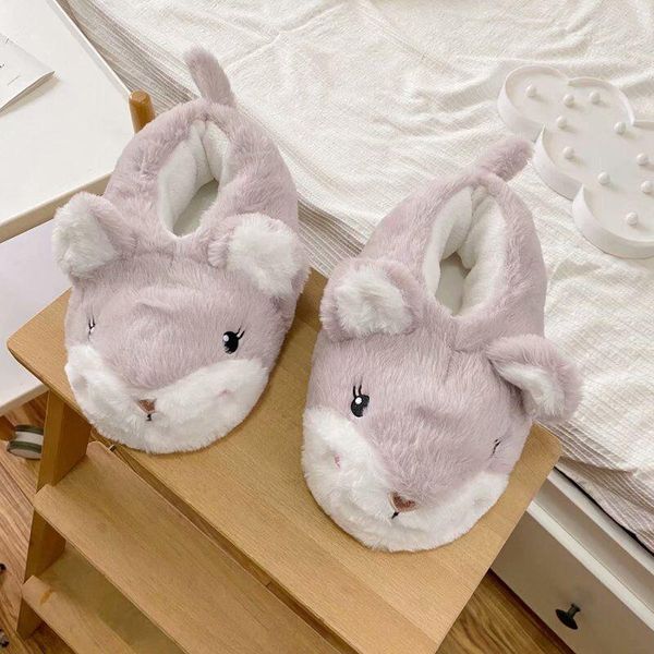 one sizewinter women warm indoor slippers ladies fashion cute hamster women's soft short furry plush comfort casual female shoes, Black
one sizewinter women warm indoor slippers ladies fashion cute hamster women's soft short furry plush comfort casual female shoes, Black