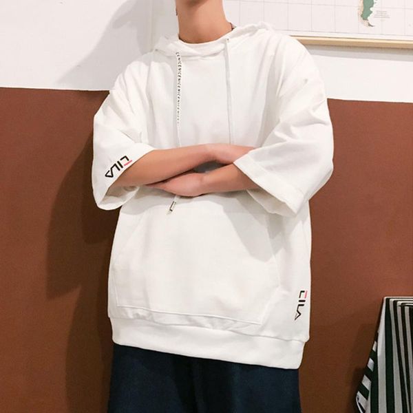 men's hoodies & sweatshirts 2021 summer harajuku for young man half sleeves fashion male hip hop hooded pullover men sweatshirt streetw, Black
men's hoodies & sweatshirts 2021 summer harajuku for young man half sleeves fashion male hip hop hooded pullover men sweatshirt streetw, Black