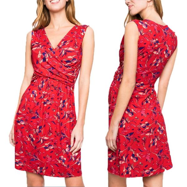 maternity dresses reteo dress pregnancy red womens v-neck a-line floral sleeveless nursing casual gown, White
maternity dresses reteo dress pregnancy red womens v-neck a-line floral sleeveless nursing casual gown, White