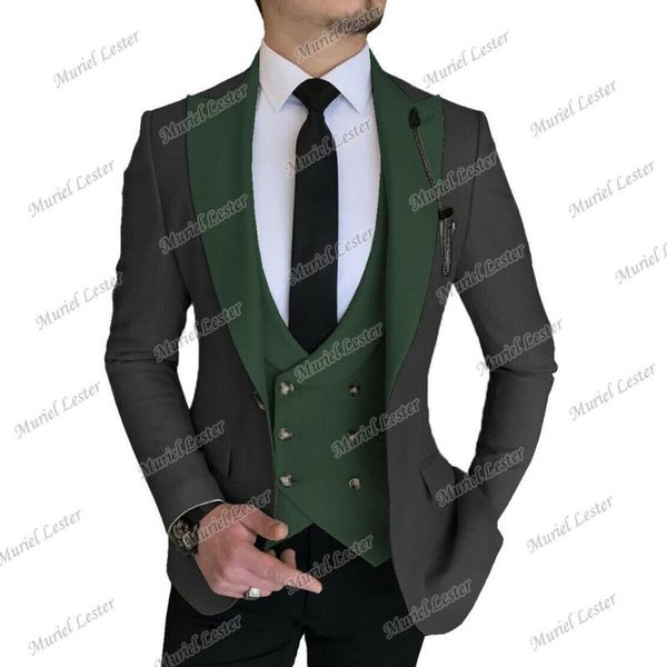 men's suits & blazers costume homme wedding tuxedo classic formal single breasted jackets+vest+pants groom wear tailor-made men 3 piece, White;black
men's suits & blazers costume homme wedding tuxedo classic formal single breasted jackets+vest+pants groom wear tailor-made men 3 piece, White;black