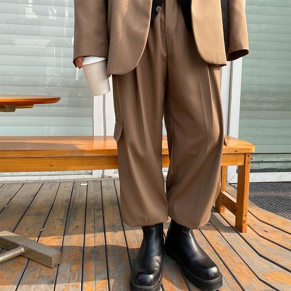 men's pants autumn cotton cargo fashion black brown casual men streetwear korean loose straight-leg mens trousers
men's pants autumn cotton cargo fashion black brown casual men streetwear korean loose straight-leg mens trousers