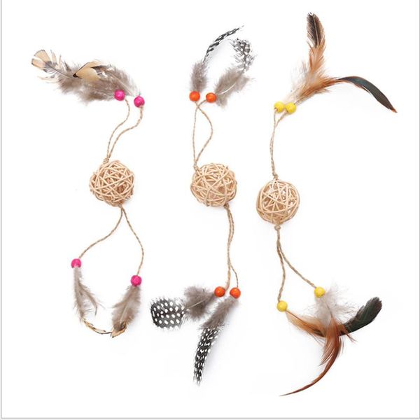 cat throwing toy kitten interactive feather ball sepak takraw with sisal rope plaything toys
cat throwing toy kitten interactive feather ball sepak takraw with sisal rope plaything toys