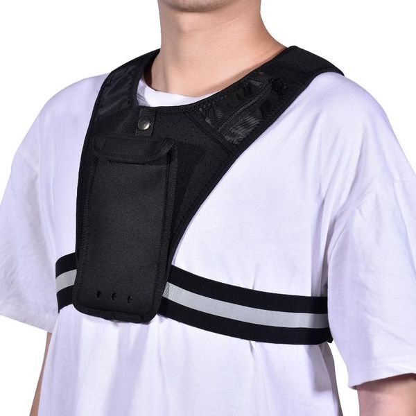 running jerseys adjustable reflective vest lightweight black gear breathable durable for pretty well, Black;blue
running jerseys adjustable reflective vest lightweight black gear breathable durable for pretty well, Black;blue