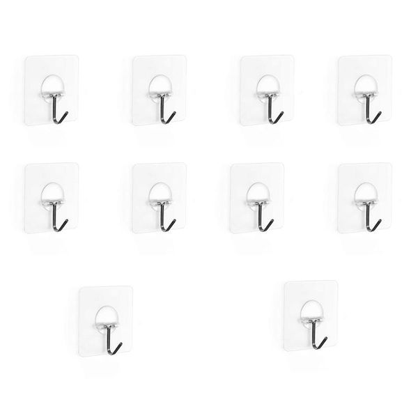 hooks & rails 10pcs transparent strong sticky hook heavy suction wall punch waterproof convenient household kitchen bathroom
hooks & rails 10pcs transparent strong sticky hook heavy suction wall punch waterproof convenient household kitchen bathroom