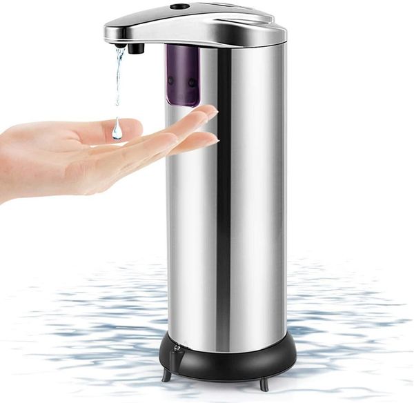 stainless steel soap dispenser liquid sanitizer touchless dispenser bathroom hand washing soap bottle automatic liquid soap dispenser 280ml
stainless steel soap dispenser liquid sanitizer touchless dispenser bathroom hand washing soap bottle automatic liquid soap dispenser 280ml