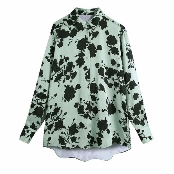women flower printing loose satin blouse female turndown collar long sleeve shirt casual lady blusas s8316 210401, White
women flower printing loose satin blouse female turndown collar long sleeve shirt casual lady blusas s8316 210401, White