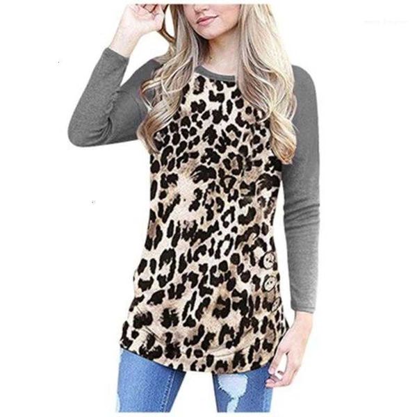 women's t-shirt sleeve tee spring designer female casual loose women leopard round neck occident fashion trend z964, White
women's t-shirt sleeve tee spring designer female casual loose women leopard round neck occident fashion trend z964, White