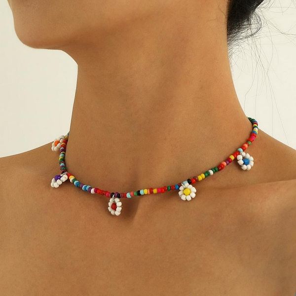 chokers ehtnic bohemian colorful seed beads daisy flower choker necklace for women vintage fashion clavicle colar jewelry gift, Golden;silver
chokers ehtnic bohemian colorful seed beads daisy flower choker necklace for women vintage fashion clavicle colar jewelry gift, Golden;silver