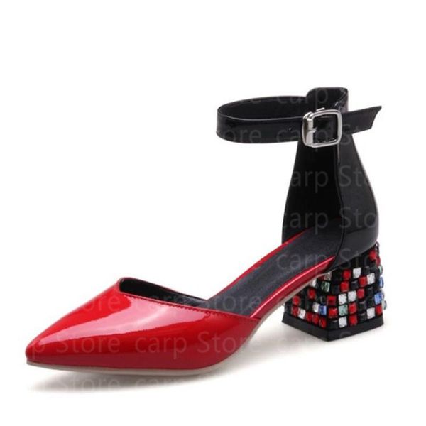 dress shoes carp summer women sandals slippers,2021 spring high heels sandals,ankle strap rhinestone heel pumps,pointed toe, Black
dress shoes carp summer women sandals slippers,2021 spring high heels sandals,ankle strap rhinestone heel pumps,pointed toe, Black