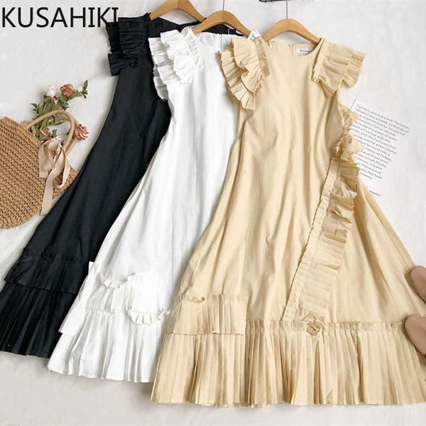 kusahiki korean pleated ruffle patchwork woemn dress causal o-neck sweet vestidos femme summer irregular dresses 6f224 210602, Black;gray
kusahiki korean pleated ruffle patchwork woemn dress causal o-neck sweet vestidos femme summer irregular dresses 6f224 210602, Black;gray