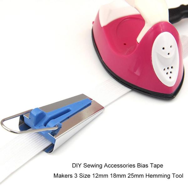 12/18/25mm diy patchwork bias tape makers hemming quilting tool sewing machine fabric edging device accessories notions & tools, Black
12/18/25mm diy patchwork bias tape makers hemming quilting tool sewing machine fabric edging device accessories notions & tools, Black