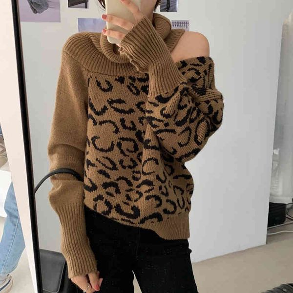 sweaters retro women sweater pullovers leopard thick knitted casual autumn feminine loose all match soft sweet, White;black
sweaters retro women sweater pullovers leopard thick knitted casual autumn feminine loose all match soft sweet, White;black