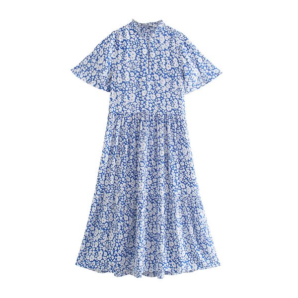 casual dresses women chic floral print draped midi dress vintage v neck short sleeve female vestidos mujer tfhu, Black;gray
casual dresses women chic floral print draped midi dress vintage v neck short sleeve female vestidos mujer tfhu, Black;gray
