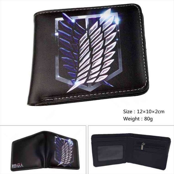 anime attack on titan cartoon wallet men coin purse cosplay accessory with printing of scouting corps sign, Red;black
anime attack on titan cartoon wallet men coin purse cosplay accessory with printing of scouting corps sign, Red;black