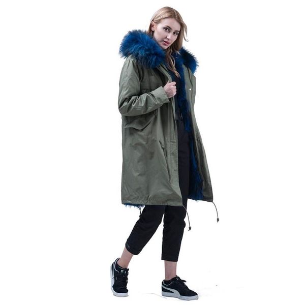 women's fur & faux parka jacket women brand real coat natural collar warm loose liner detachable, Black
women's fur & faux parka jacket women brand real coat natural collar warm loose liner detachable, Black