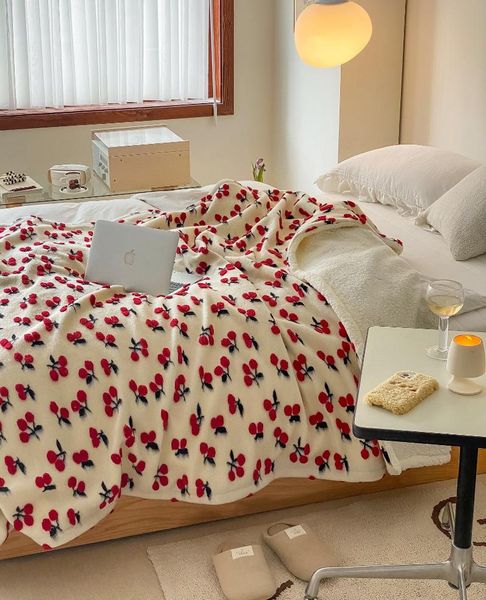 blankets ins cherry blanket strawberry thin knitted jacquard three-dimensional autumn and winter children's leisure blank
blankets ins cherry blanket strawberry thin knitted jacquard three-dimensional autumn and winter children's leisure blank