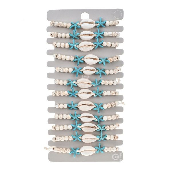 12pcs fashion jewelry charm bracelets set adjustable shell turquoise wood beads starfish woven bracelet animal design wooden beaded jeweller, Golden;silver
12pcs fashion jewelry charm bracelets set adjustable shell turquoise wood beads starfish woven bracelet animal design wooden beaded jeweller, Golden;silver