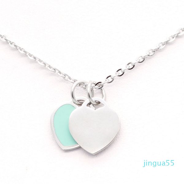 stainless steel chain enamel double heart lover necklaces women necklace fashion trendy paired suspension pendants model mixed 12 colors, Silver
stainless steel chain enamel double heart lover necklaces women necklace fashion trendy paired suspension pendants model mixed 12 colors, Silver