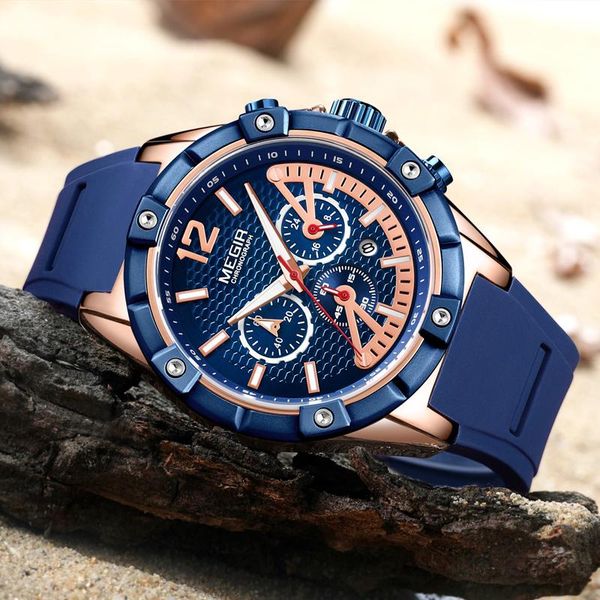 wristwatches megir men's sports chronograph quartz wrist watches army silicone waterproof satch relojios masculinos man clockmn2083-2n0, Slivery;brown
wristwatches megir men's sports chronograph quartz wrist watches army silicone waterproof satch relojios masculinos man clockmn2083-2n0, Slivery;brown